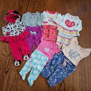 Newborn Girl Bundle -Disney, Carters, SkipHop, Jessica Simpson